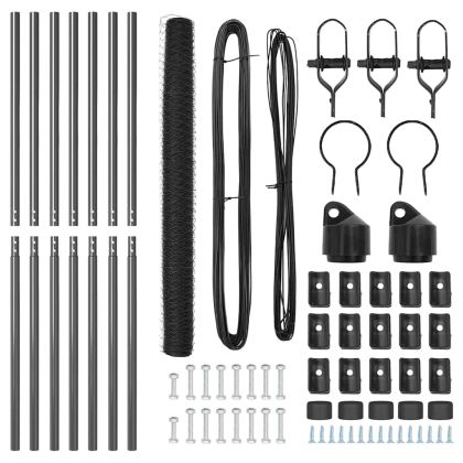 Стълб за ограда. Сив