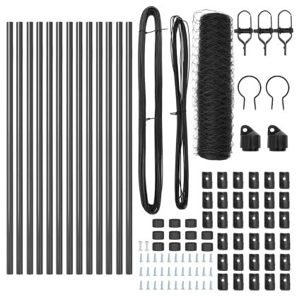 Стълб за ограда. Сив