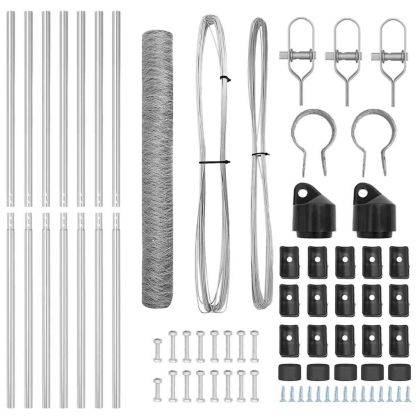 Стълб за ограда. Сребрист