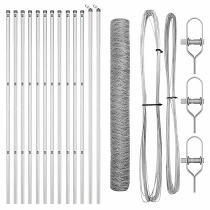 Стълб за ограда. Сребрист