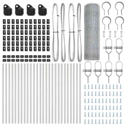 Стълб за ограда. Сребрист