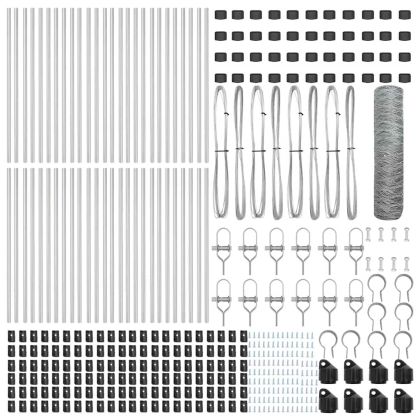 Стълб за ограда. Сребрист