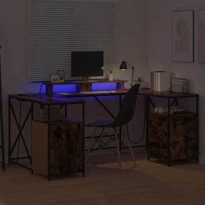 Бюро Димян дъб Инженерна дървесина 182 x 101 x 87,5 см
