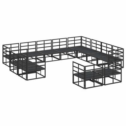 Градински Софа Комплект с възглавница 12 pcs