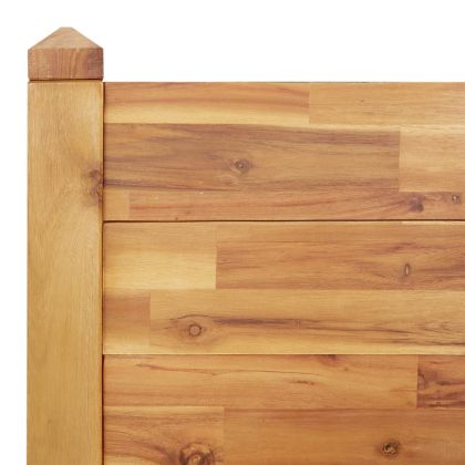 Градинско повдигнато легло, 160x60x44 см, акациево дърво масив