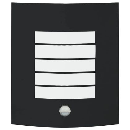 Външна стенна лампа 2 pcs Черно 23.5 x 9 x 26 см