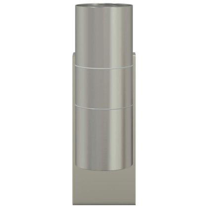 Външна стенна лампа 2 pcs Сребрист 7 x 10 x 22 см