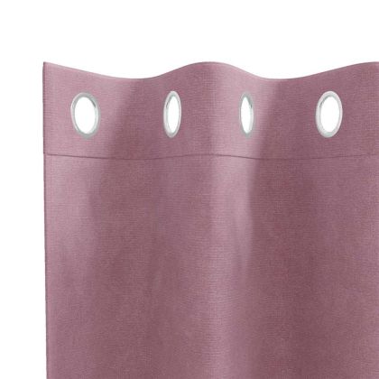 Затъмняващи завеси 2 pcs Тъмен розов 140 x 245 cm Кадифе