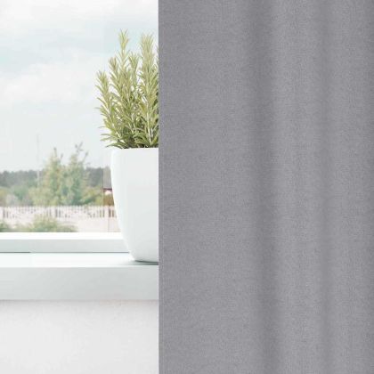 Завеси за затъмняване с пръстени 2 pcs Светлосиво 260 x 140 см