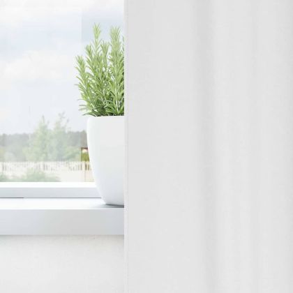 Завеси за затъмняване с пръстени 2 pcs Чисто бяло 225 x 140 см