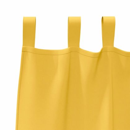 Завеси за затъмняване с пръстени 2 pcs Горчично жълто