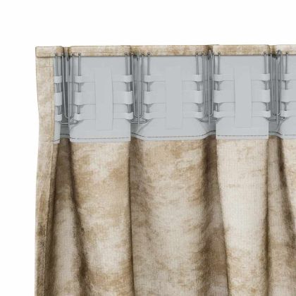Кадифени завеси 2 бр. Крем 245 x 140 см Кадифе