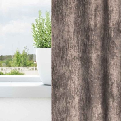 Кадифени завеси С завеси 2 pcs Капучино 260 x 140 см Кадифе