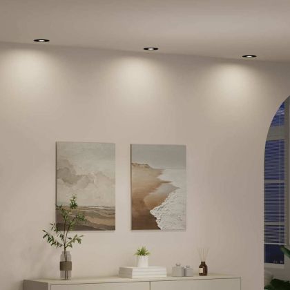 Прожектор 6 pcs Черно 9 x 9 x 2 см Алуминий