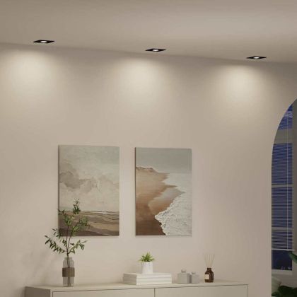 Прожектор 24 pcs Черно 9 x 9 x 2 см Алуминий