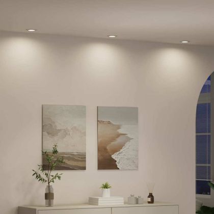 Прожектор 6 pcs Бяло 9 x 9 x 2.5 см Метал