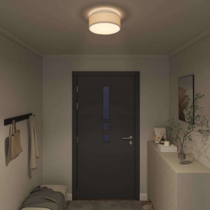 Таванна лампа с прожектори Сив 30 x 30 x 13,5 см текстил