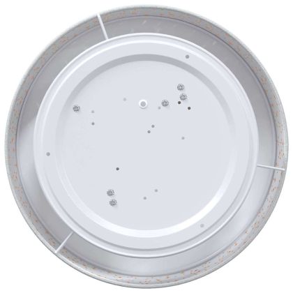 Таванна лампа с прожектори Сив 38 x 38 x 13,5 см текстил