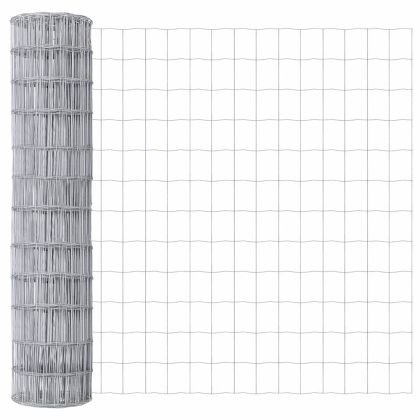 Европейска ограда 1 x 25 m Желязо с PVC покритие