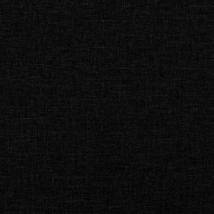 Ъглова рамка за легло Черен 80 x 200 cm текстил