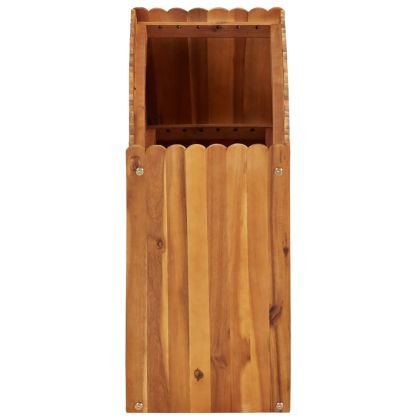 Градинска повдигната леха, 100x30x50 см, акациево дърво масив