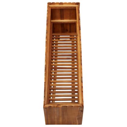 Градинска повдигната леха, 100x30x50 см, акациево дърво масив