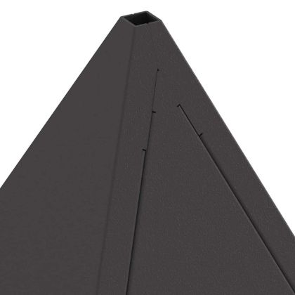 Огнище Черно 50 x 50 x 51 см Стомана