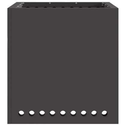 Бездимна огнище Черно 48 x 48 x 50 см Патинираща стомана