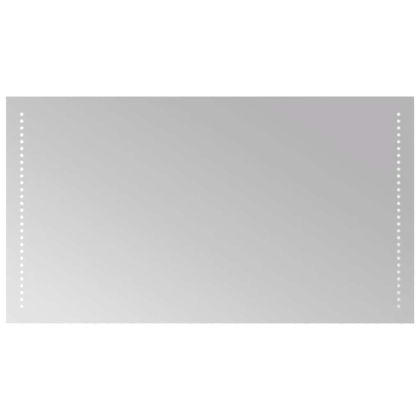 LED огледало за баня, 90x50 см