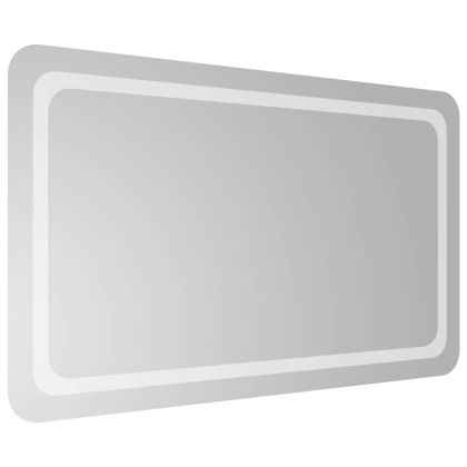 LED огледало за баня, 100x60 см