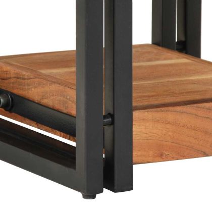 Нощен шкаф 2 pcs Кафяво 30 x 30 x 40 cm Акациево дърво масив