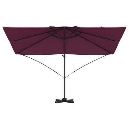 Плажен чадър 351 x 250 x 260 см Полиестер и алуминий