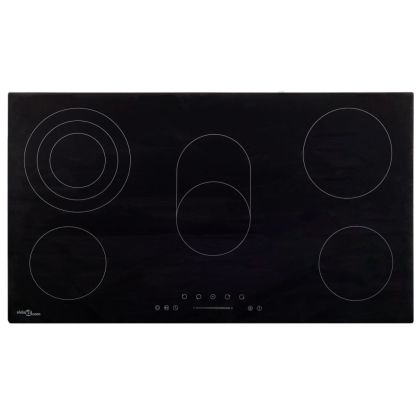 Керамичен плот с 5 котлона, сензорен контрол, 77 см, 8500 W