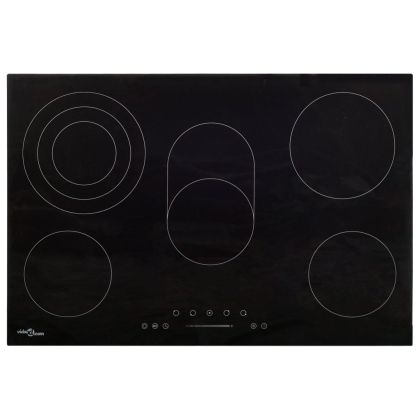 Керамичен плот с 5 котлона, сензорен контрол, 90 см, 8500 W