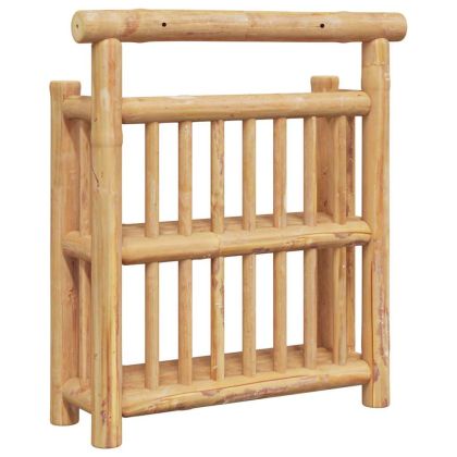 Стенен рафт Монтиране на стена Естествен 40 x 13 x 44 см бамбук