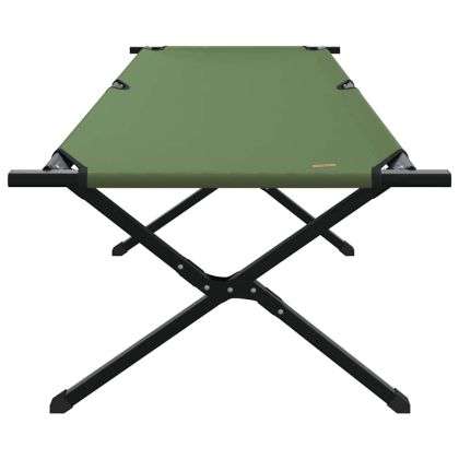 Сгъваемо къмпинг легло 2 pcs Зелен 210 x 80 x 46 см