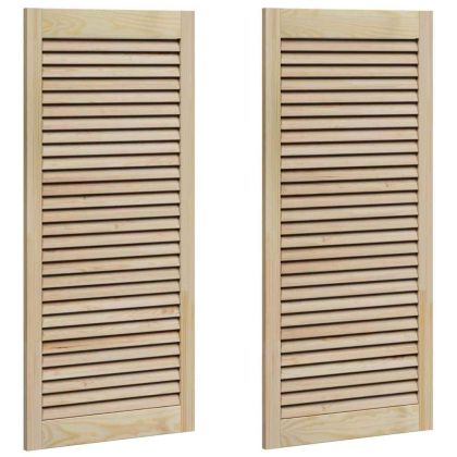 Врата за шкаф с врата 2 pcs Естествен 49,5 x 2,1 x 110 см