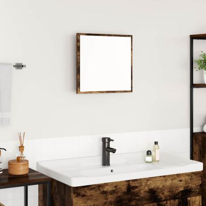 LED огледало за баня Димян дъб 40 x 37 x 8.5 см