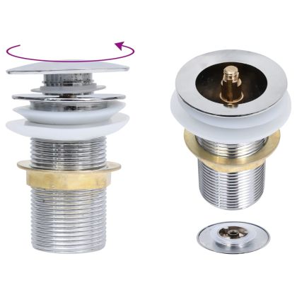 Мивка за баня с кран и сифон, кафяво закалено стъкло