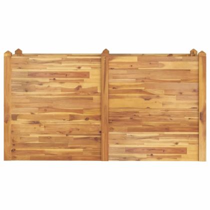 Градинско повдигнато легло, 160x60x84 см, акациево дърво масив