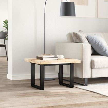 Плот за маса квадратен 60x60x4 см масивна акация