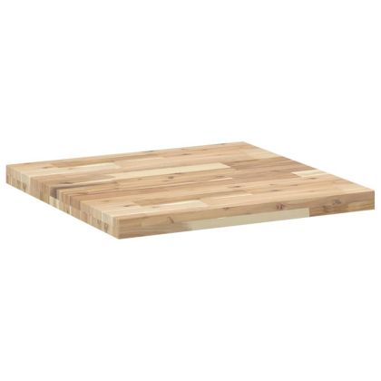 Плот за маса квадратен 60x60x4 см масивна акация