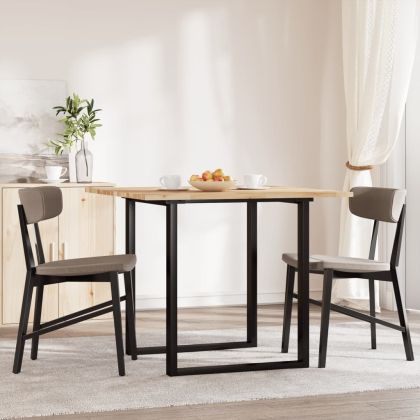 Плот за маса квадратен 90x90x2 см масивна акация