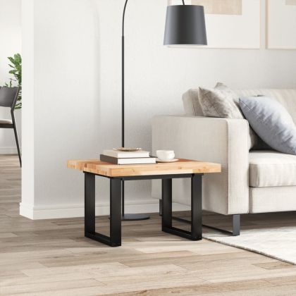 Плот за маса квадратен 60x60x4 см масивна акация