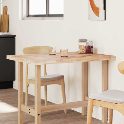 Плот за маса, правоъгълен, 100x80x4 см, акация масив