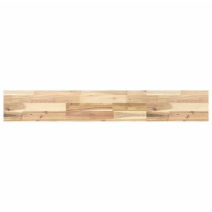 Плаващ рафт 3 бр 160x20x4 см необработено дърво акация масив
