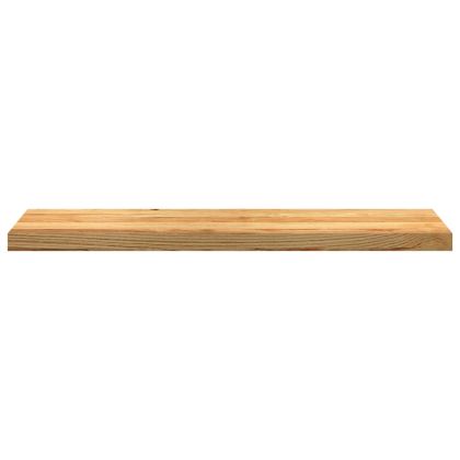 Стълбищни стъпала, 20 бр, светлокафяви, 100x25x2 см, дъб масив