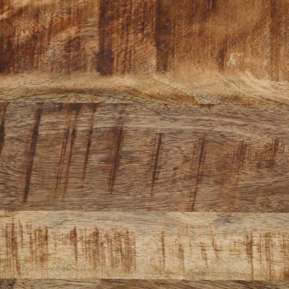 Стифиращи маси за кафе, 3 бр, дърво груб манго масив и желязо