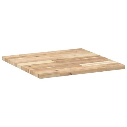 Плот за маса квадратен 50x50x2 см масивна акация