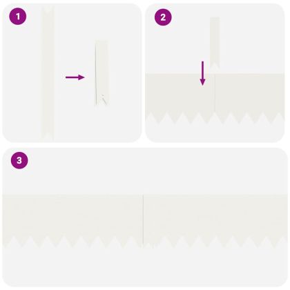 Ограда за трева 50 pcs Бяло 100 x 0.05 x 20 см